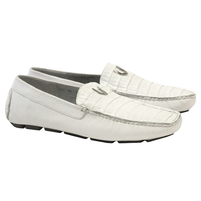 Vestigium Caiman Belly Driving Loafers