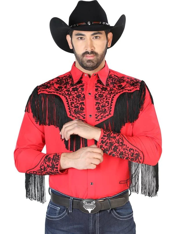 Camisa Vaquera Bordada El Señor de los Cielos