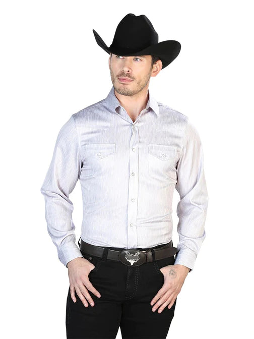 Camisa Vaquera Bordada El Señor de los Cielos