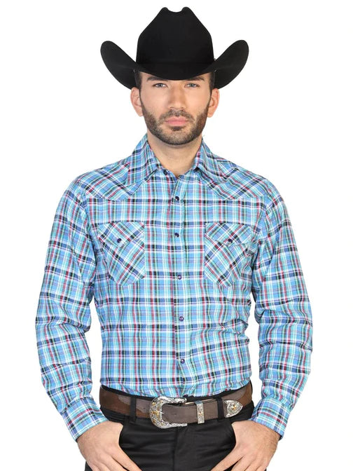 Camisa Vaquera Bordada El Señor de los Cielos