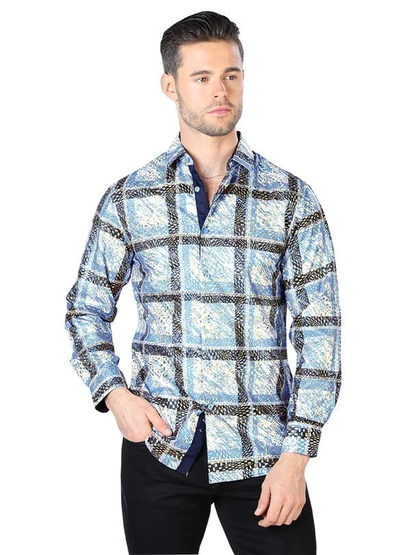 Camisa Vaquera Hombre - De Moda -  Camisa de Moda El Señor de los Cielos