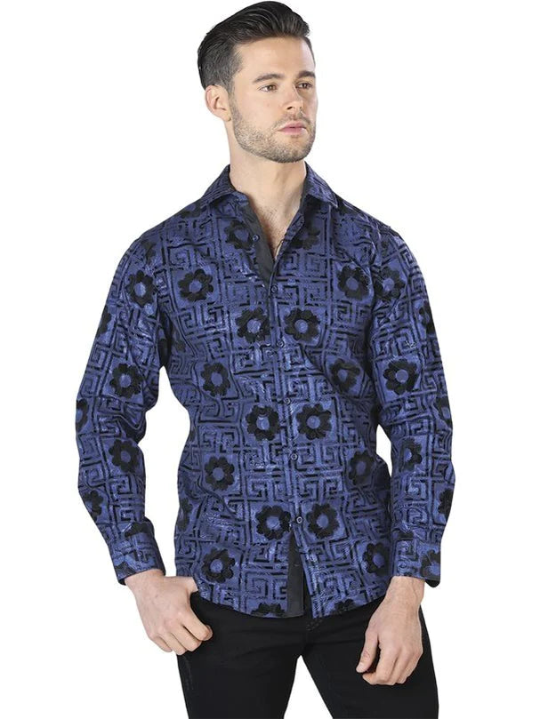 Camisa Vaquera Hombre - De Moda -  Camisa de Moda El Señor de los Cielos