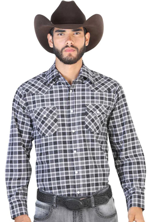 Camisa Vaquera Bordada El Señor de los Cielos