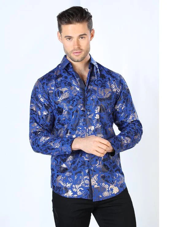 Camisa Vaquera Hombre - De Moda -  Camisa de Moda El Señor de los Cielos