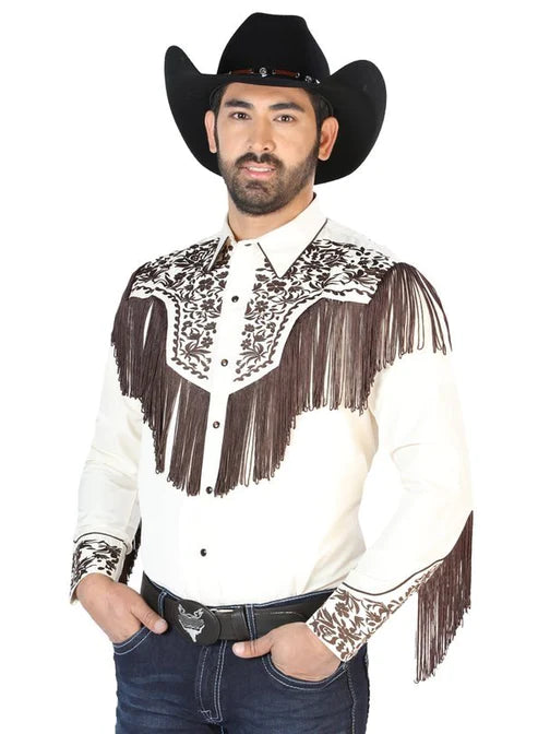 Camisa Vaquera Bordada El Señor de los Cielos