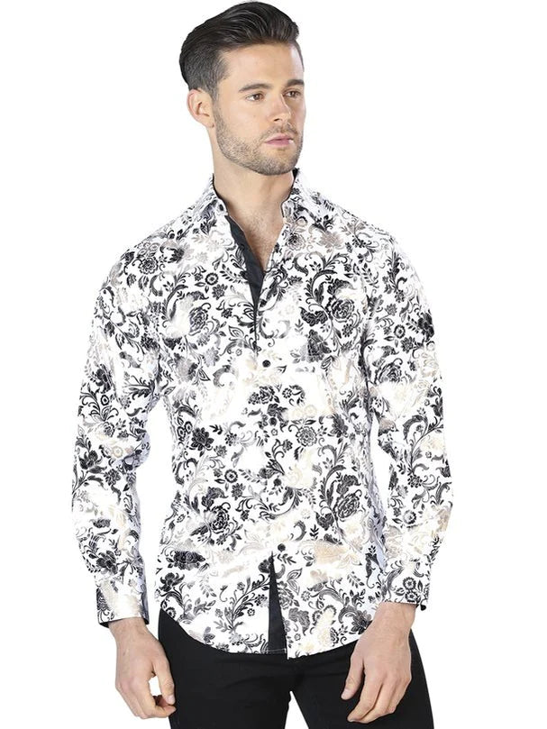 Camisa Vaquera Hombre - De Moda -  Camisa de Moda El Señor de los Cielos