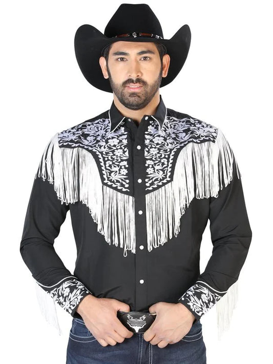 Camisa Vaquera Bordada El Señor de los Cielos