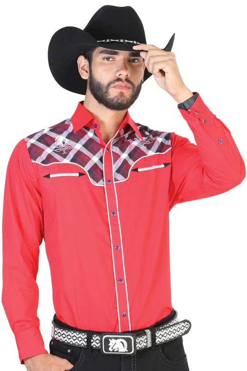 Camisa Vaquera Bordada El Señor de los Cielos