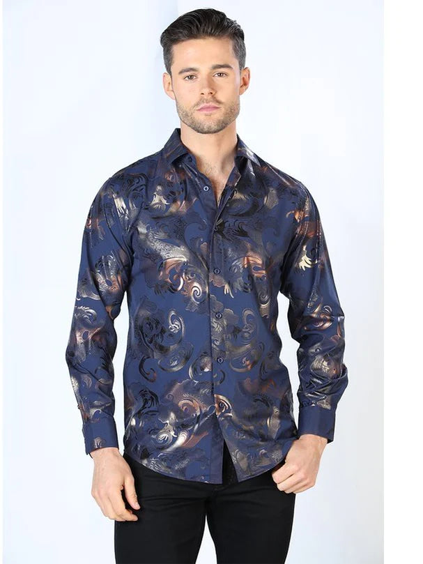 Camisa Vaquera Hombre - De Moda -  Camisa de Moda El Señor de los Cielos