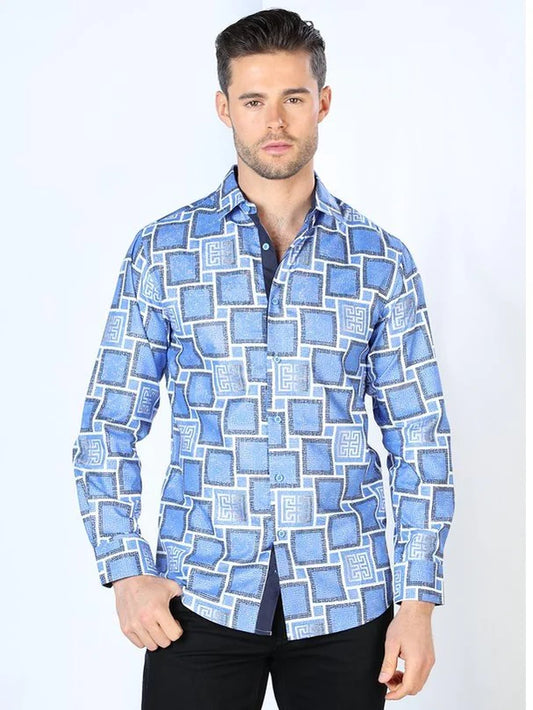 Camisa Vaquera Hombre - De Moda -  Camisa de Moda El Señor de los Cielos