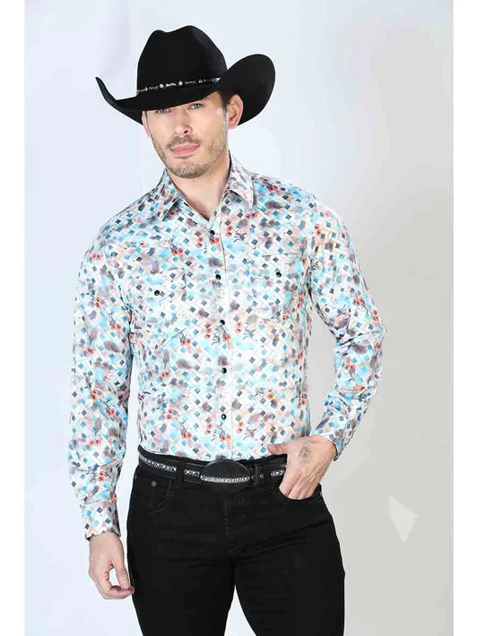 Camisa Vaquera Bordada El Señor de los Cielos