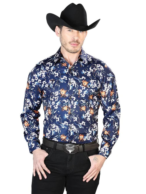 Camisa Vaquera Bordada El Señor de los Cielos