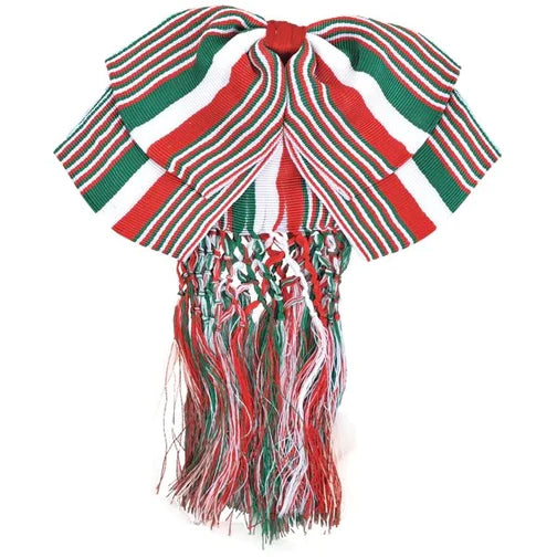 Moño Charro corbatín con diseño de bandera de México