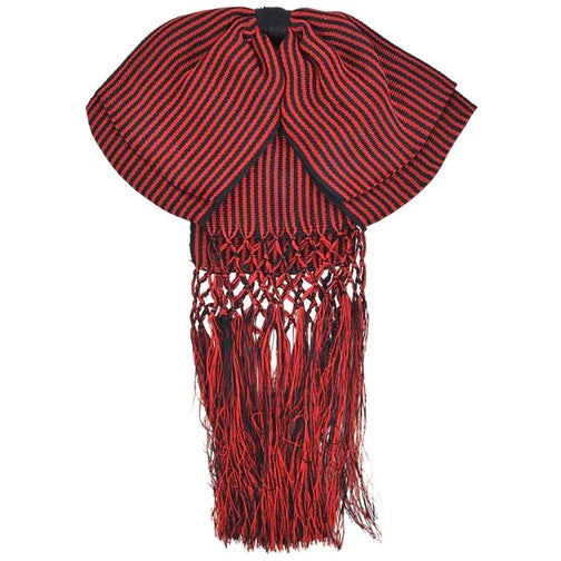 Moño Charro corbatín color vino elegante